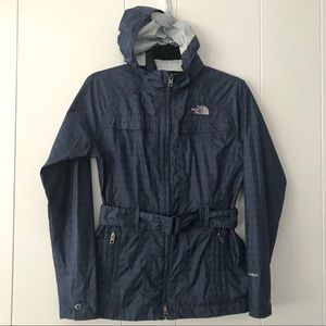 The North Face Hyvent Plaid Raincoat Belted